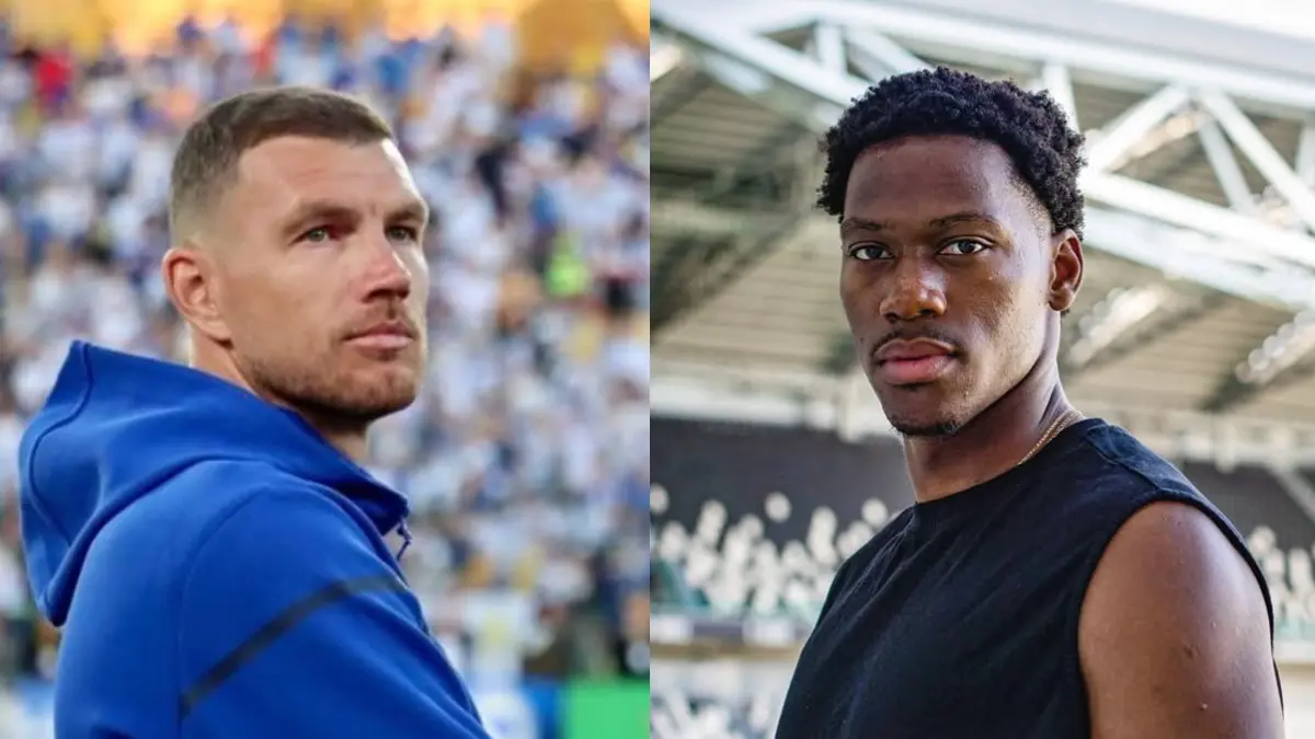 Edin Dzeko dan Jonathan David