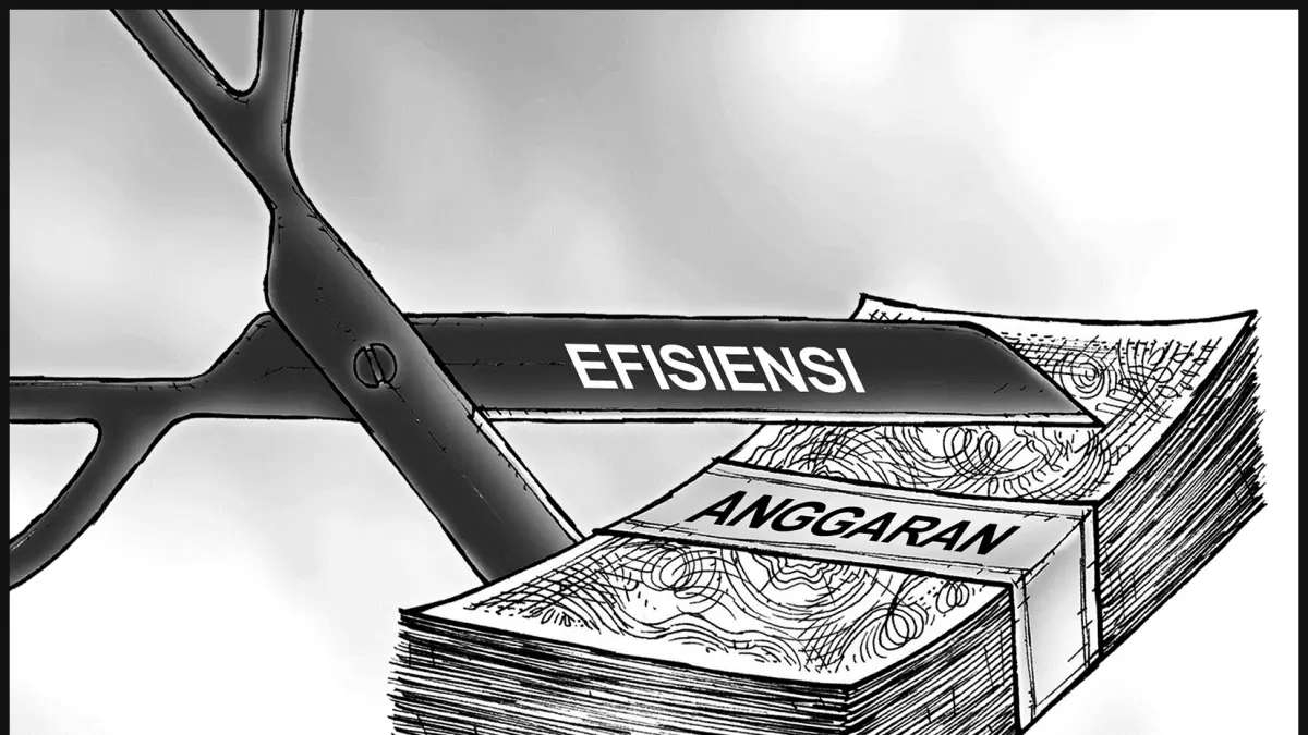 Ilustrasi efesien anggaran yang dicanangkan Pemerintah. (Jawa Pos)