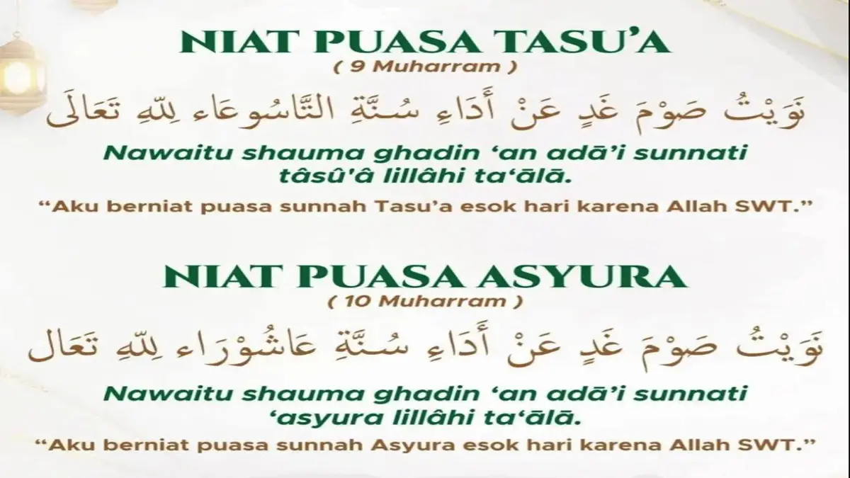 Niat Puasa 1, 9, dan 10 Muharram, Ayyamul Bidh Sekaligus Puasa Qadha Ramadan Beserta Hikmahnya
