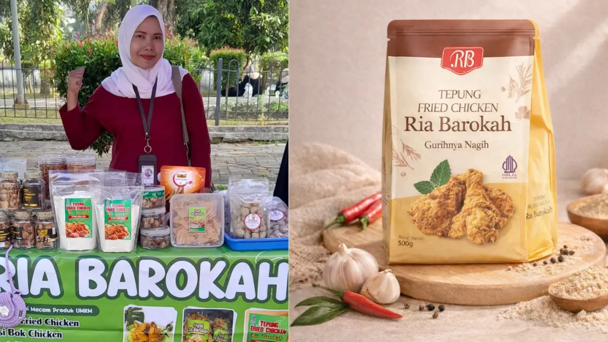 Dari Peyek Rumahan hingga Tepung Ayam Goreng, Usaha Jufriyah Terus Berkembang Bersama BRI