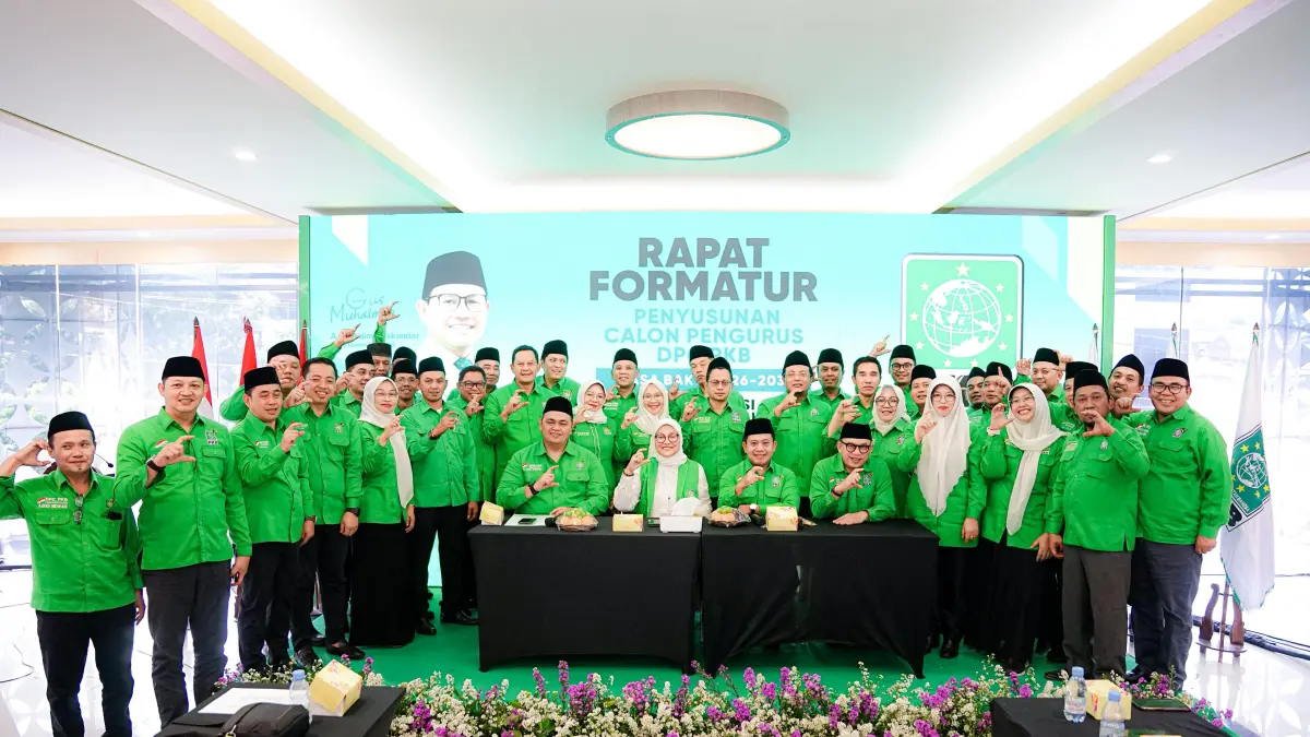 Rapat Formatur Penyusunan Calon Ketua DPC PKB se-Jawa Tengah di Kantor DPW PKB Jateng.