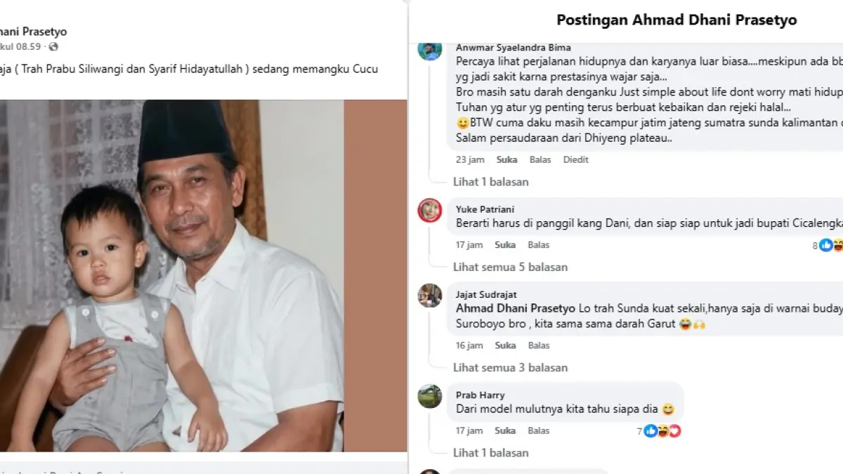 Ahmad Dhani melalui akun facebooknya memperkenalkan Rusta Sastra Atmaja (juga disebut Rusta Sastra Atmadja) sebagai sosok yang sedang memangku cucu kesayangannya.