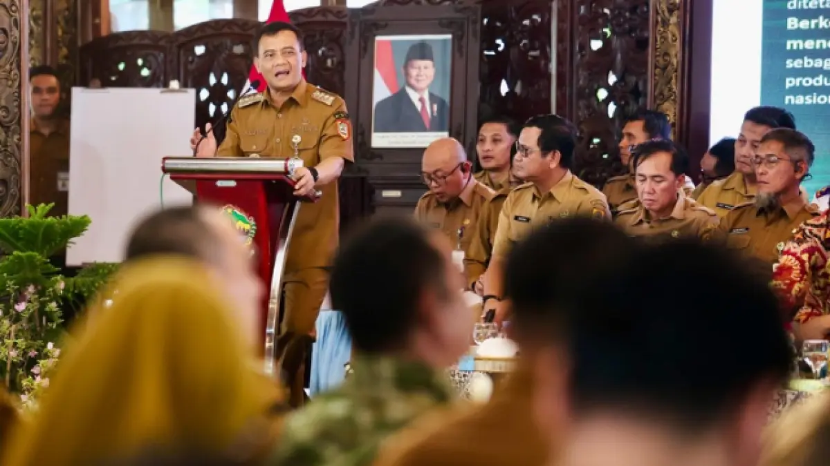 Rembug Pembangunan Provinsi Jawa Tengah Tahun 2026 wilayah Bergasmalang dan Petanglong yang digelar di Pendopo Kota Tegal, Senin (22/6/2026).