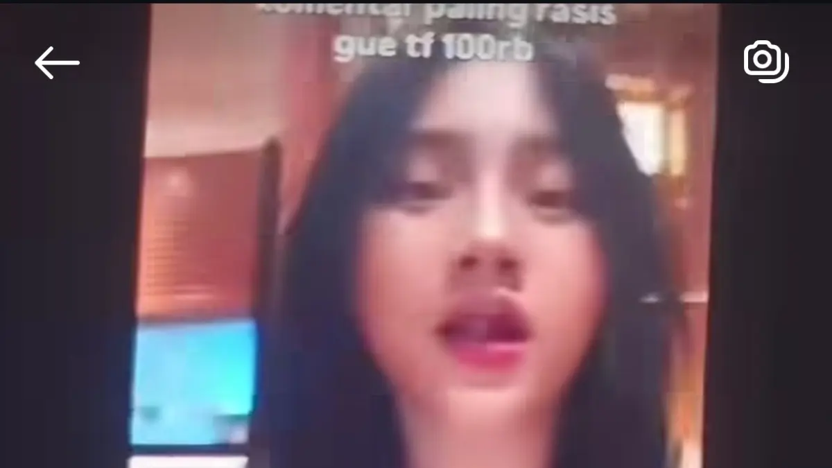 Tampang perempuan diduga L yang kini terjerat tindak pidana undang undang ITE oleh penyidik Ditressiber Polda Jateng 