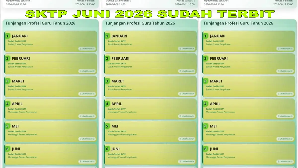 Linimasa Lengkap Tahapan Penyaluran TPG Guru untuk SKTP Juni 2026 Berdasarkan Pola Teknis Resmi Kemendikdasmen!
