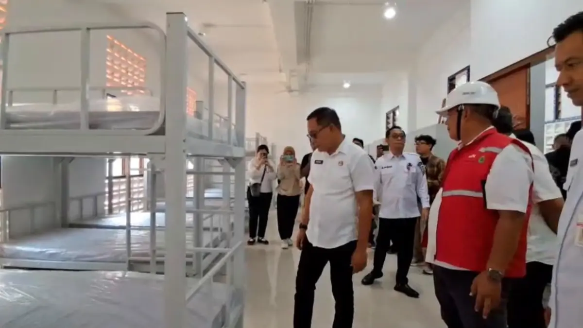 Sekda Handi Priyanto Cek Pembangunan Sekolah Rakyat, Progresnya Sudah 90 Persen
