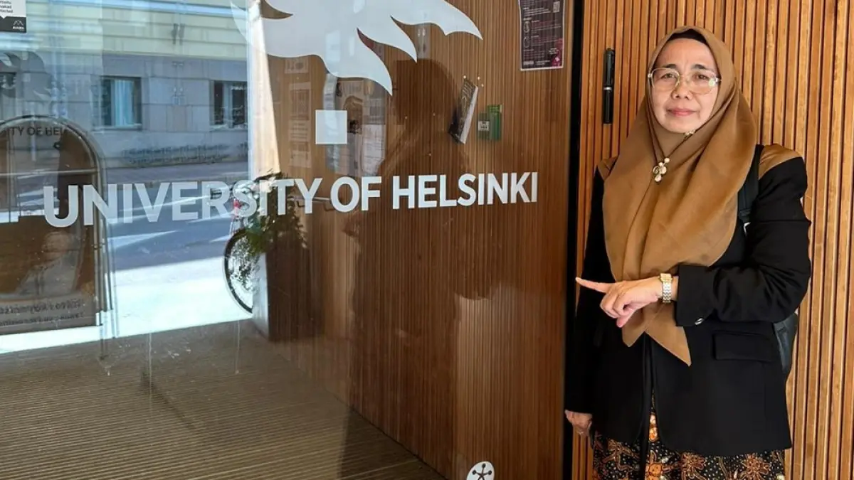 Direktur Pascasarjana Universitas Muria Kudus Prof. Dr. Sri Utaminingsih, S.Pd., M.Pd. melakukan kunjungan ke University of Helsinki, salah satu universitas terbaik di Eropa dan dunia.