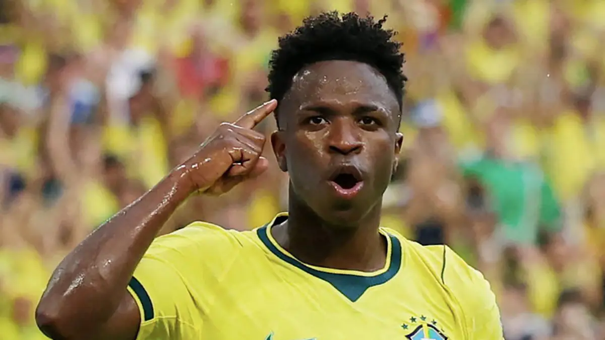 Vinicius Jr berhasil memborong dua gol saat Brasil mengalahkan Skotlandia dengan skor 3-0 di Stadion Miami, AS.