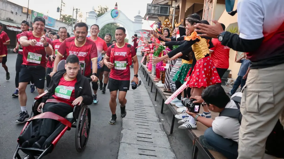  Ahmad Luthfi Tebarkan Semangat Inklusivitas di Soekarno Run 2026