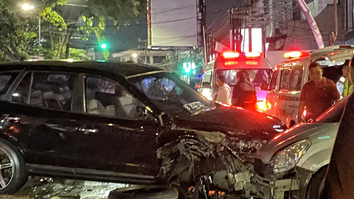Kondisi mobil Hyundai yang menjadi pemicu kecelakaan diduga akibat rem blong