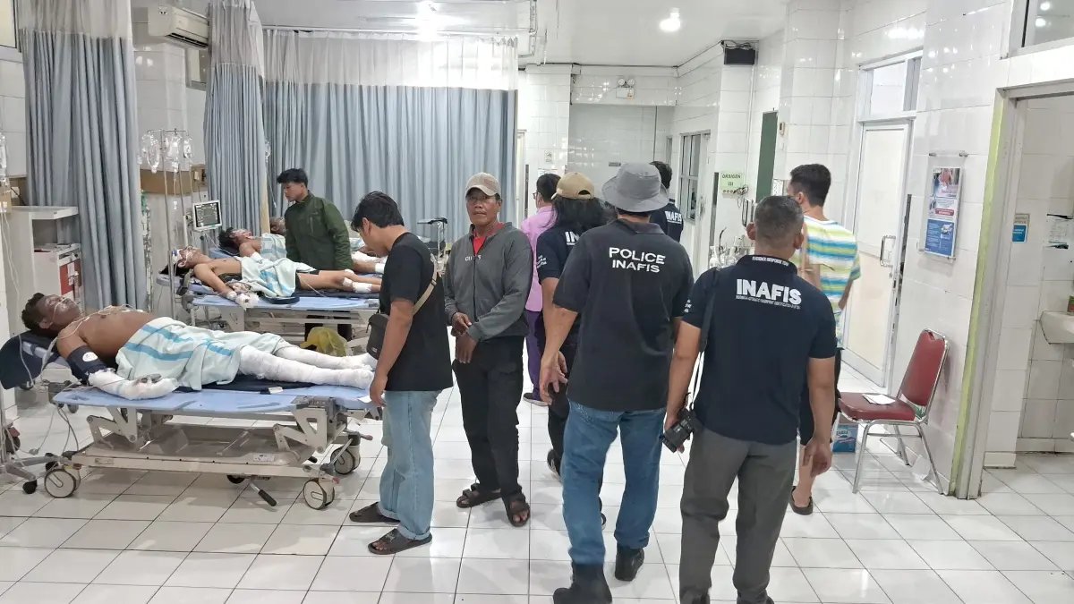 Kondisi korban luka bakar masih menjalani perawatan intensif di rumah sakit akibat ledakan di dalam PT Raw Botanical Nusantara 