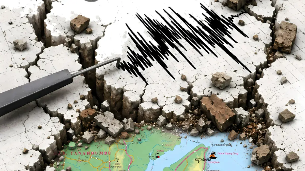 Ilustrasi Seismograf mencatat kekuatan gempa. (Jawa Pos)
