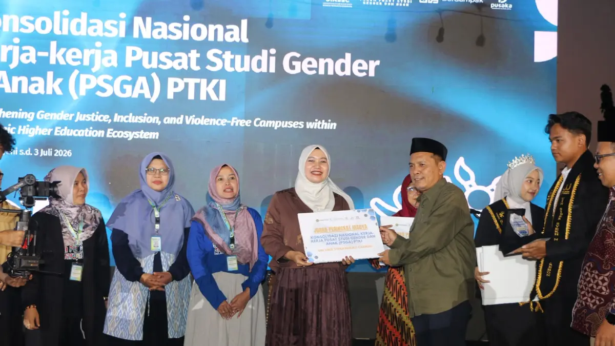 Penghargaan tingkat nasional diterima PSGA UIN Salatiga 