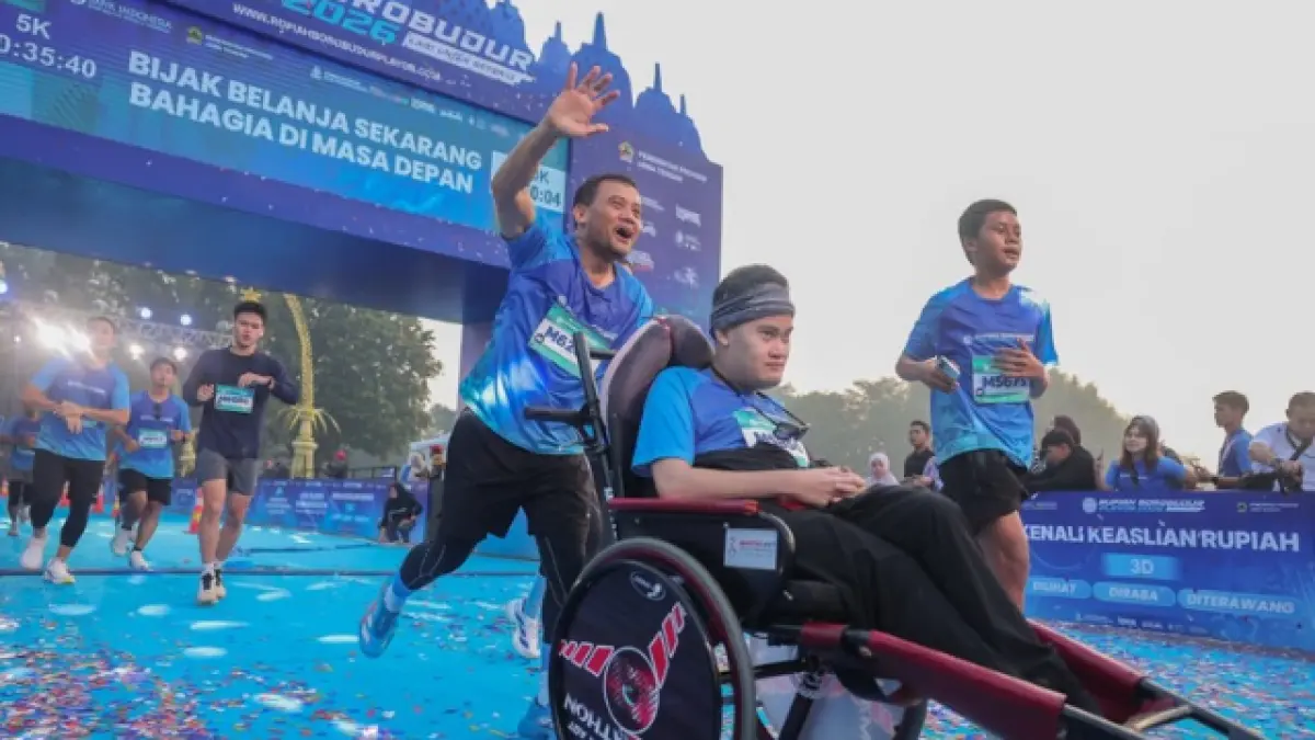 Ahmad Luthfi Ramaikan Rupiah Borobudur Playon 2026 bersama sang anak Muhammad Alif Daffa