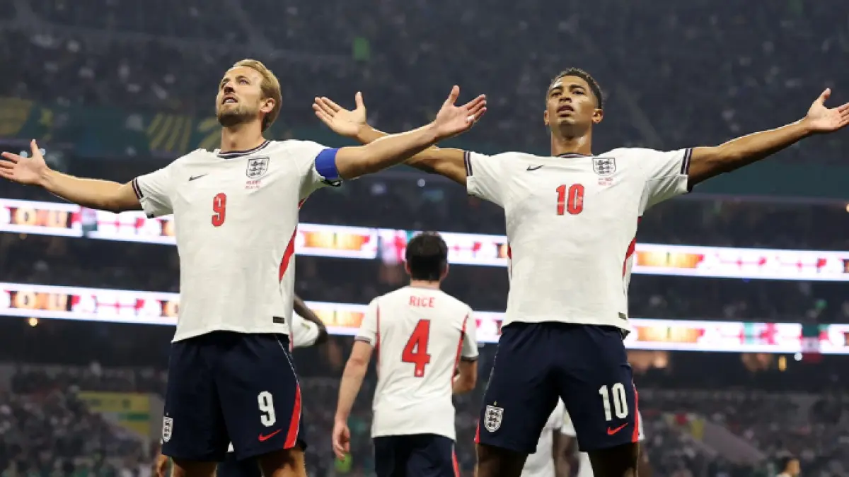 Timnas Inggris berhasil menundukkan Meksiko