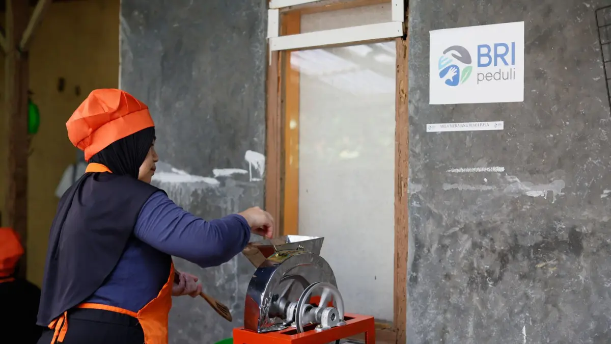 Dari Pala Menjadi Peluang, Program AURA BRI Peduli Perkuat Kapasitas Usaha Kelompok Usaha Wanita di Bogor
