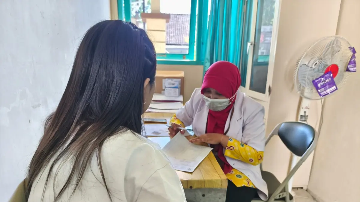 Pemeriksaan dilakukan di Puskesmas Pembantu Bugel Salatiga