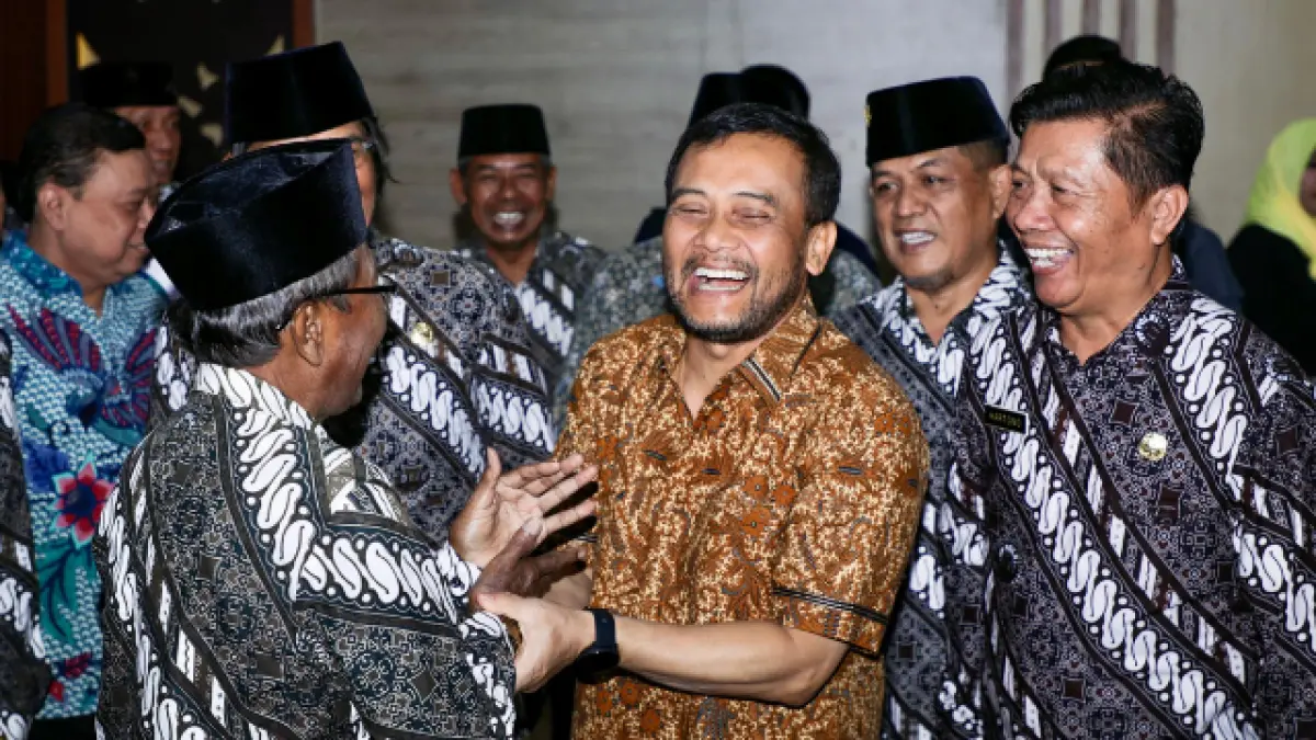 Gubernur Ahmad luthfi hadir dalam tasyakuran HUT ke-27 Persatuan Purnawirawan (PP) Polri Cabang Batang, Sabtu (11/7/2026).