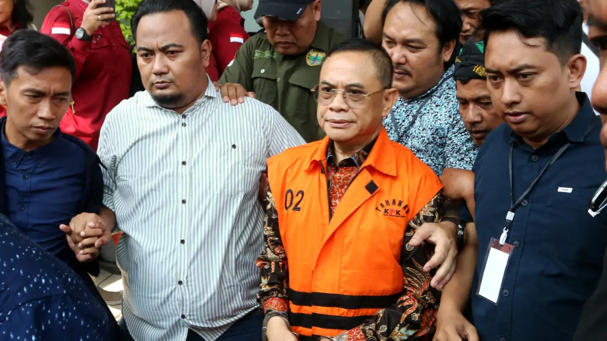 Bupati Pati nonaktif Sudewo usai menjalani sidang di Pengadilan Tipikor Semarang beberapa waktu lalu