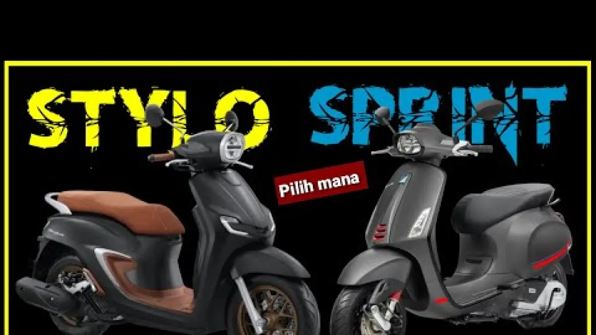 Salah satu pesaing Honda Stylo 160 adalah Vespa Sprint. (Ist)