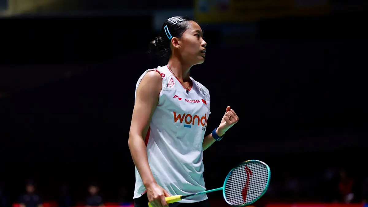 Putri Kusuma Wardani berhasil menumbangkan unggulan kedua asal China, Wang Zhi Yi di babak perempatfinal Japan Open 2026 dengan skor 9-21, 21-17, 21-4.