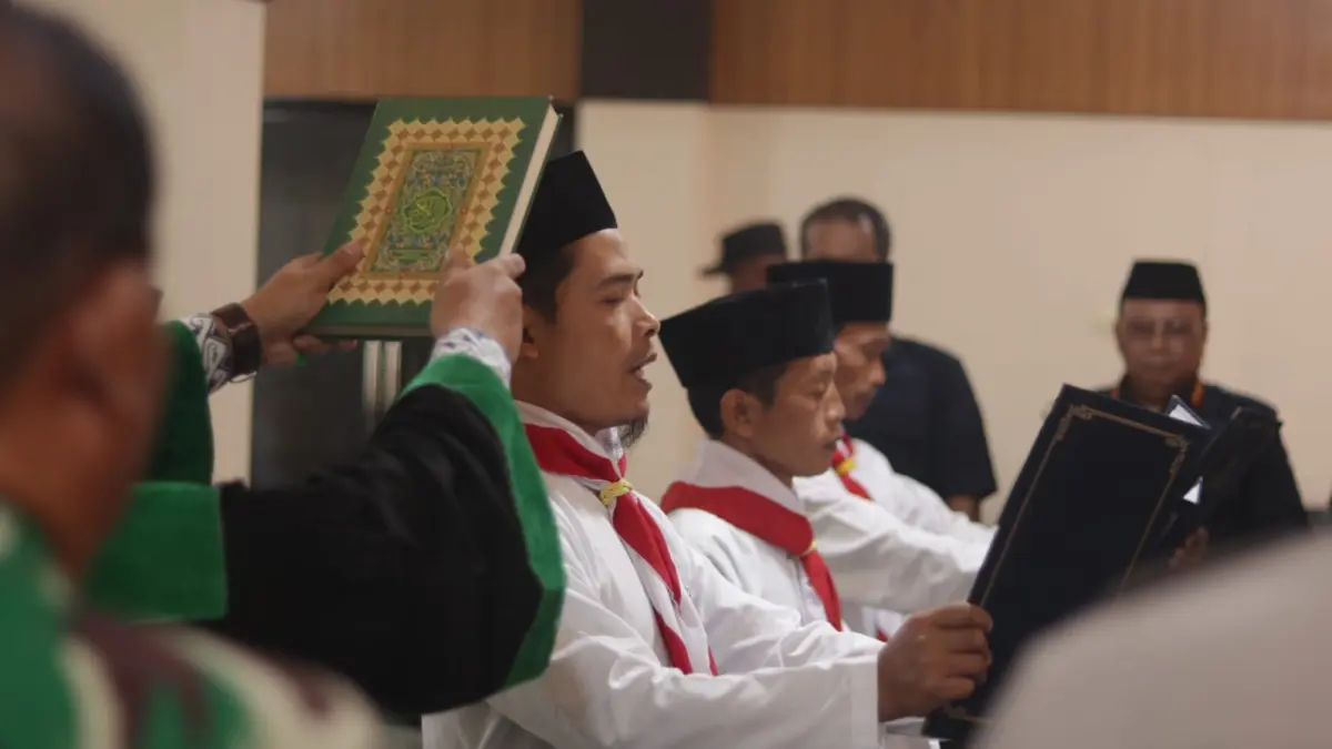 Tiga napiter Lapas Semarang ikrar setia NKRI, mereka meninggalkan jaringan Jamaah Islamiyah, Jumat (17/7/2026).