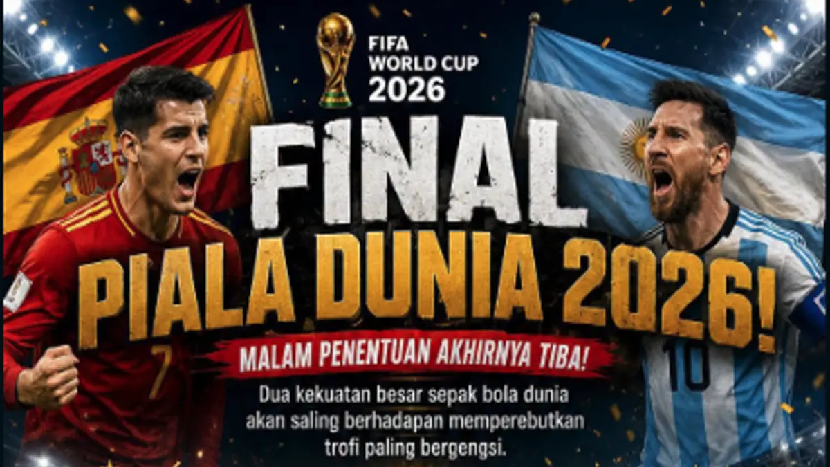 Geger Sejagad! Argentina vs Spanyol Hantam Final Piala Dunia 2026, Ini 310 Lokasi Nobar Paling Pecah di Kotamu
