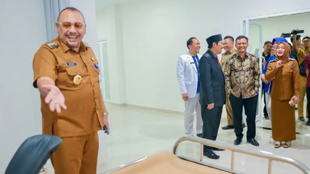Gubernur Jawa Tengah, Ahmad Luthfi, meresmikan Rumah Sakit Harapan Sehat Kota Tegal, Selasa (21/7/2026)