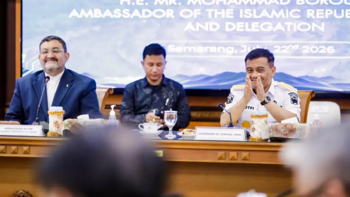 Gubernur Ahmad Luthfi Jajaki Kerja Sama dengan Iran,  Bidik Transfer Teknologi dan Investasi