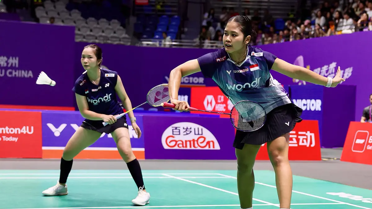 Rachel Allessya Rose/Febi Setianingrum berhak tiket ke babak 16 besar China Open 2026 usai menyingkirkan unggulan kedua tuan rumah, Jia Yifan/Zhang Shu Xian dengan skor 24-22, 21-17.