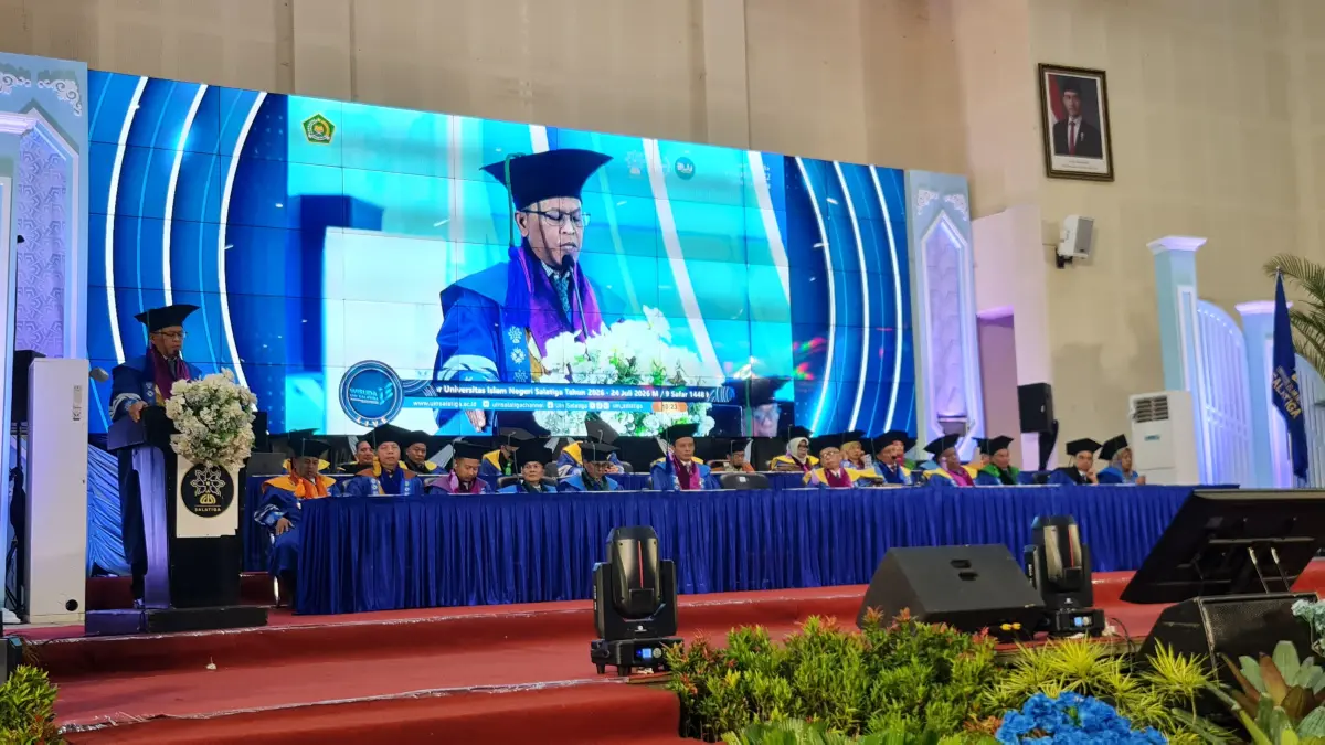 Sambutan rektor UIN Salatiga, prof Zakiyuddin Baidhawy 