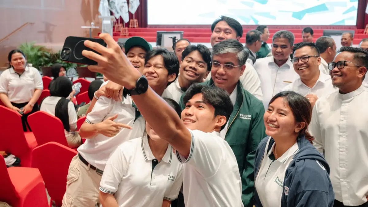 Kegiatan Tanoto Scholars Gathering yang berlangsung di Riau.