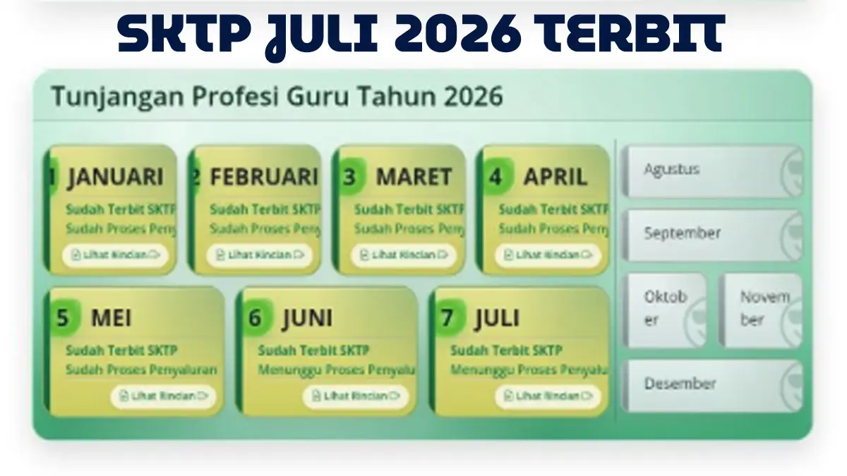 Hore! SKTP Juli 2026 Mulai Terbit, Ini Cara Cek Info GTK Guru dan Solusi jika Belum Valid Masih Warna Biru
