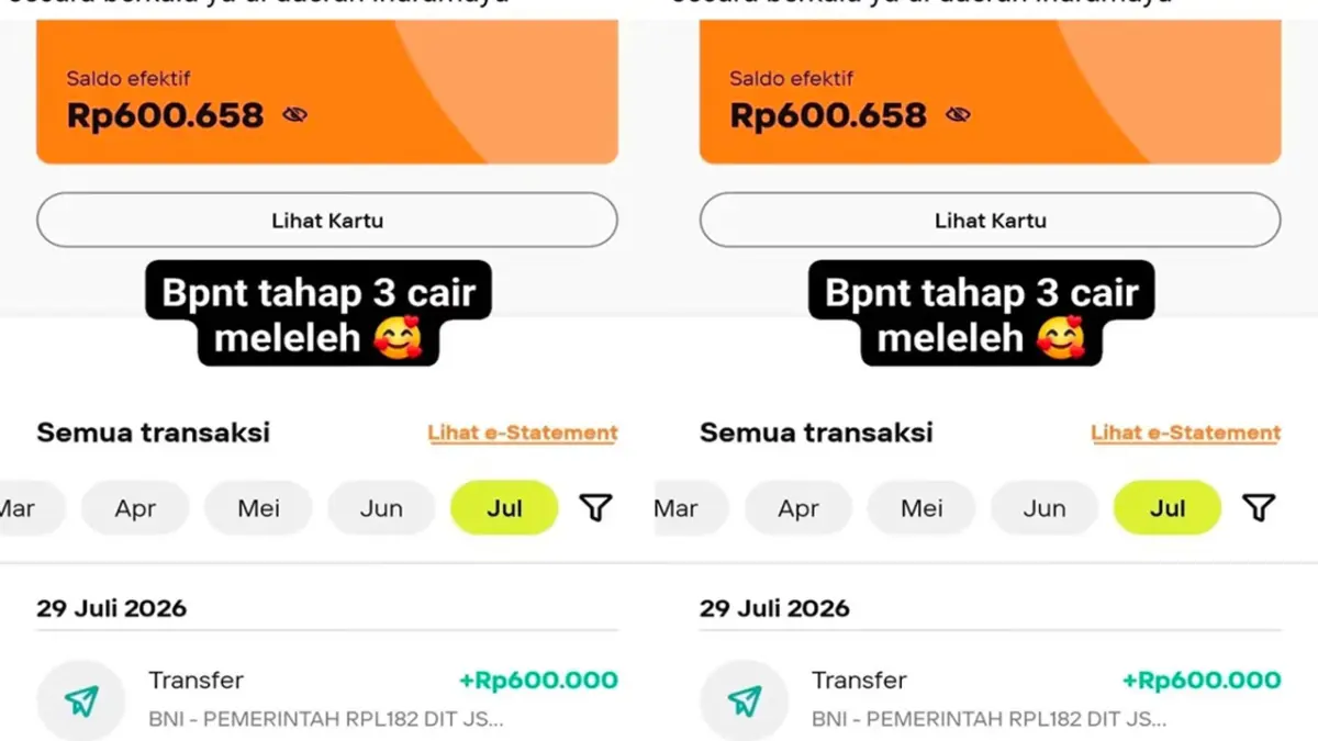jadwal PKH Juli Agustus September 2026