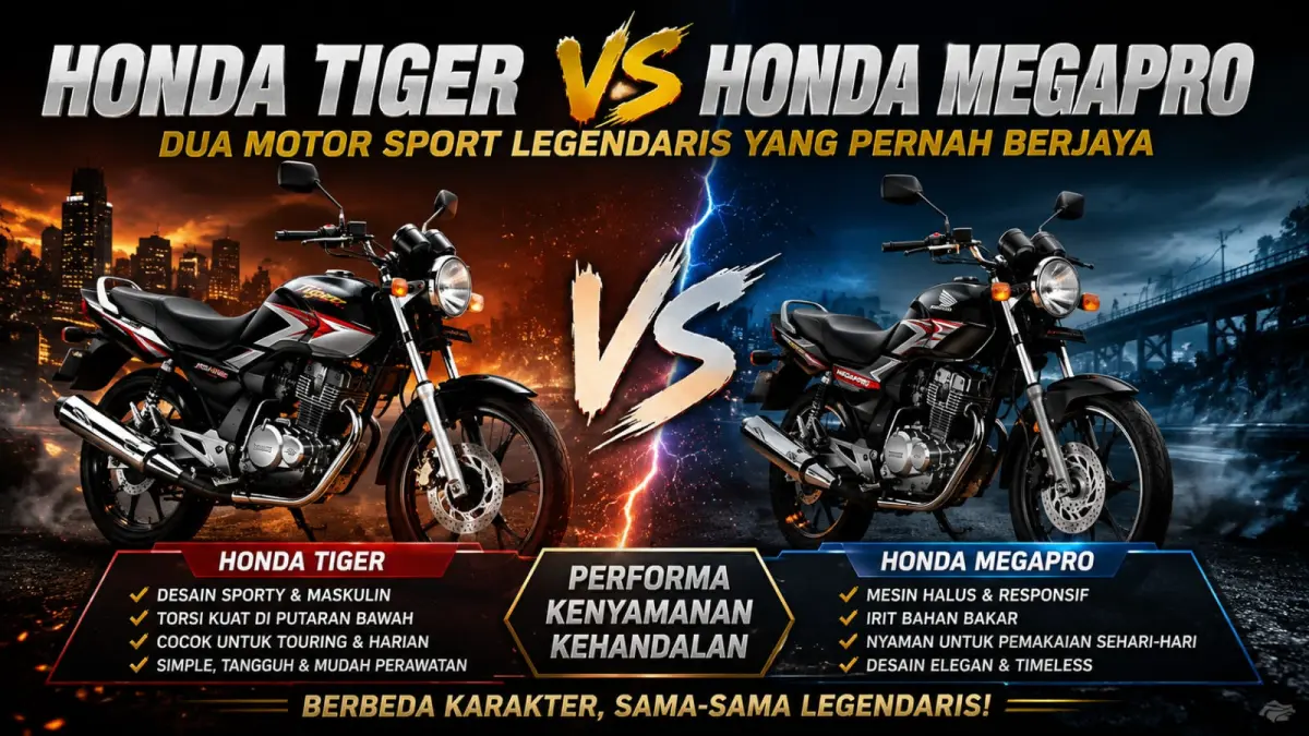 Ilustrasi : Dua motor sport legendaris besutan Honda yang pernah berjaya di era tahun 90-2000an. (ai/Sulistiono)