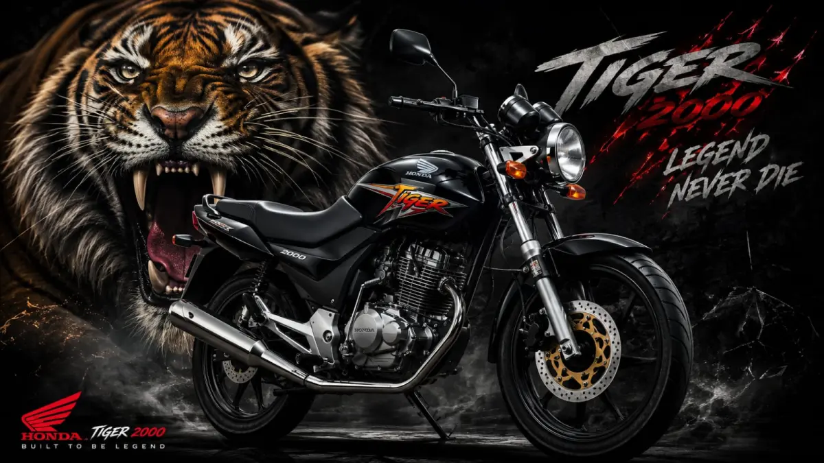 Ilustrasi: Honda Tiger 2000 motor sport besutan Honda ini di identikan dengan binatang buas, Harimau!. (ai/sulistiono)