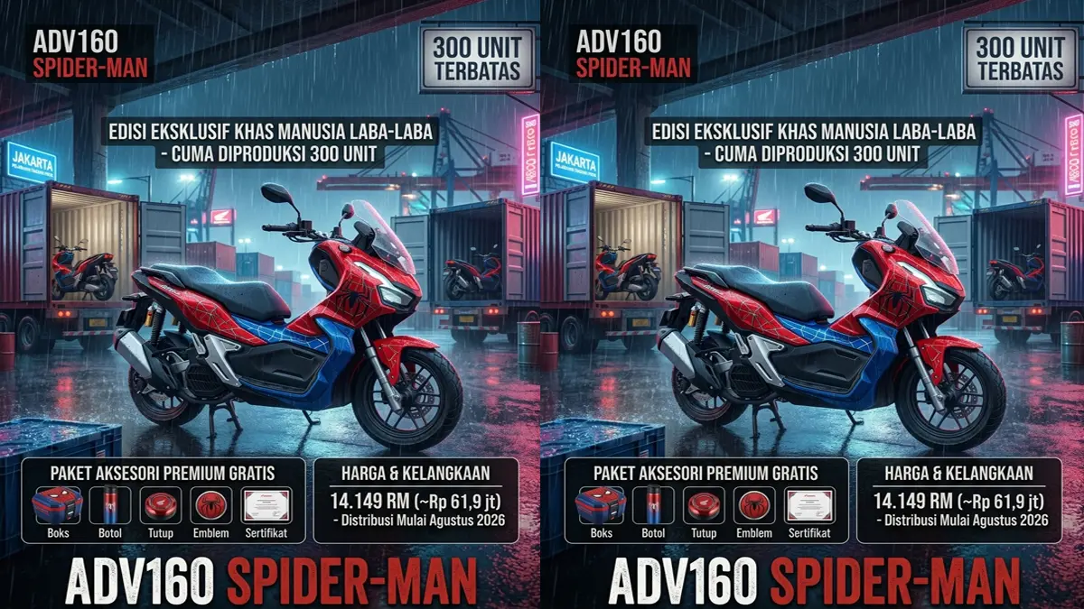 Lebih Mahal dari Versi Standar, Apa Saja Keunggulan Motor Honda ADV 160 Spider-Man Rp 61 Jutaan Ini?
