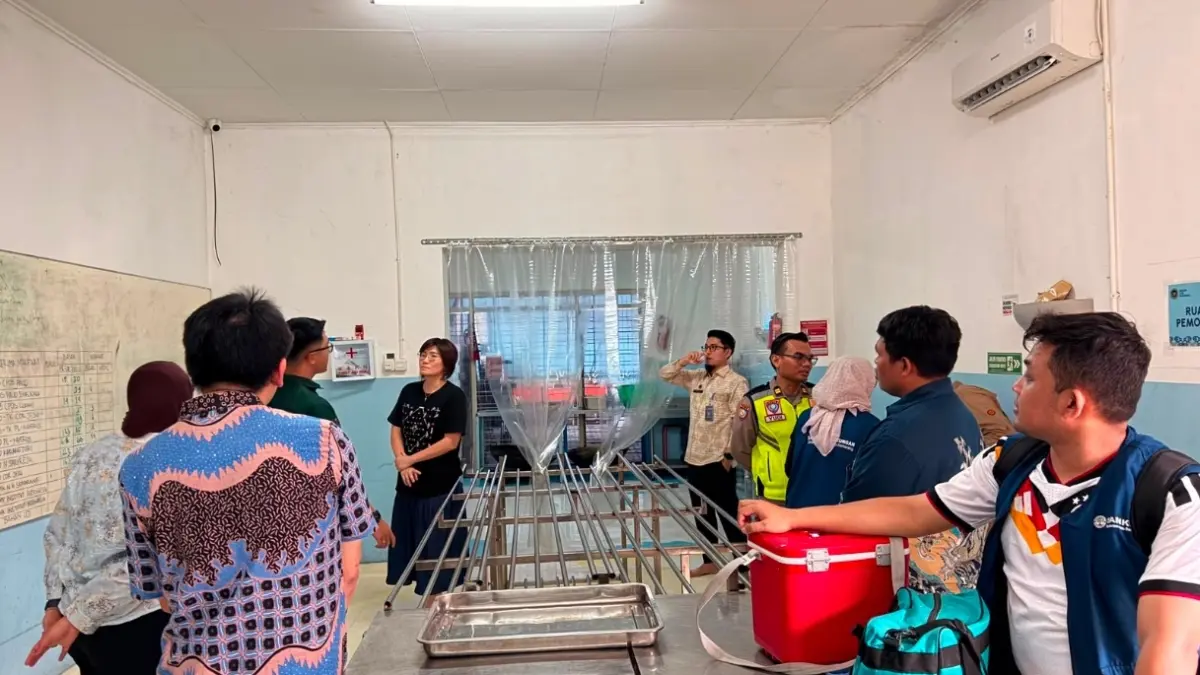 Proses investigasi di dapur SPPG Karangturi Semarang