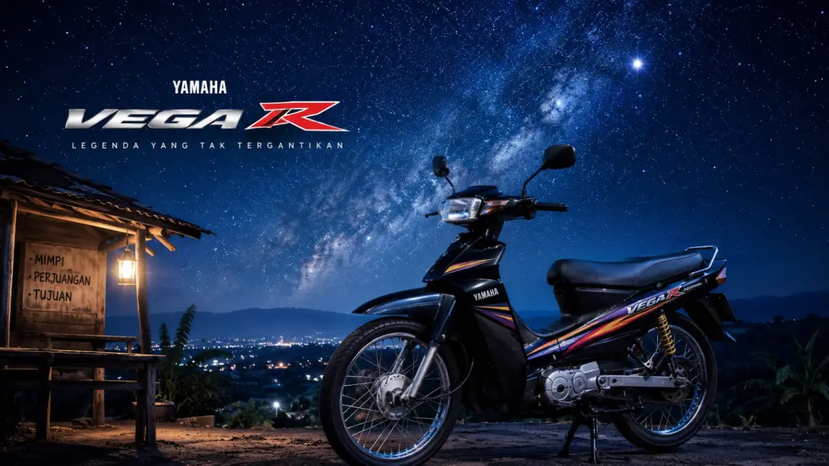 Nama Vega dibelakang Yamaha terinspirasi dari cahaya bintang paling terang. (ai/Sulistiono)