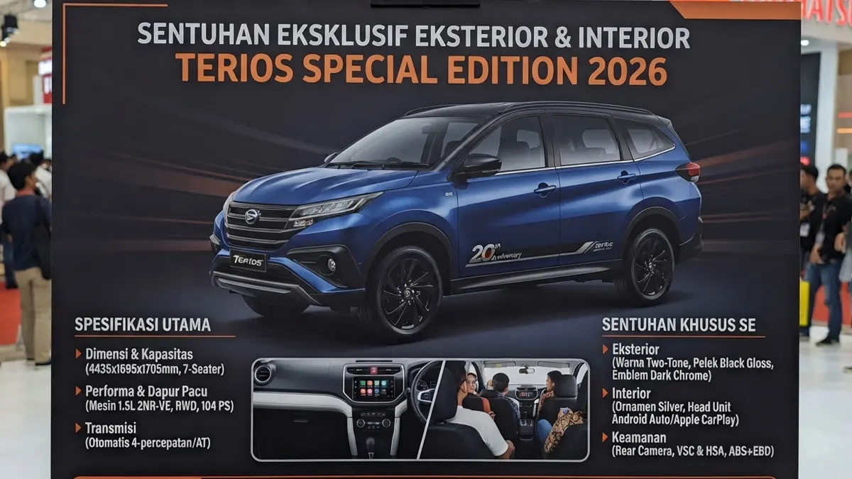 Jadi Buruan Kolektor Mobil! Daihatsu Rilis Terios Special Edition 2026 yang Sangat Langka, Apa Saja Ubahannya?