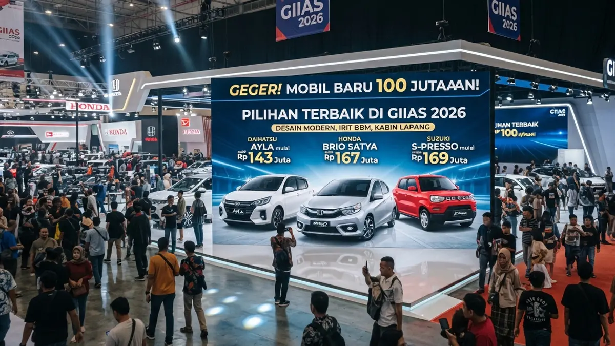 4 Mobil Baru Rp 100 Jutaan di GIIAS 2026, Iritnya Kebangetan!
