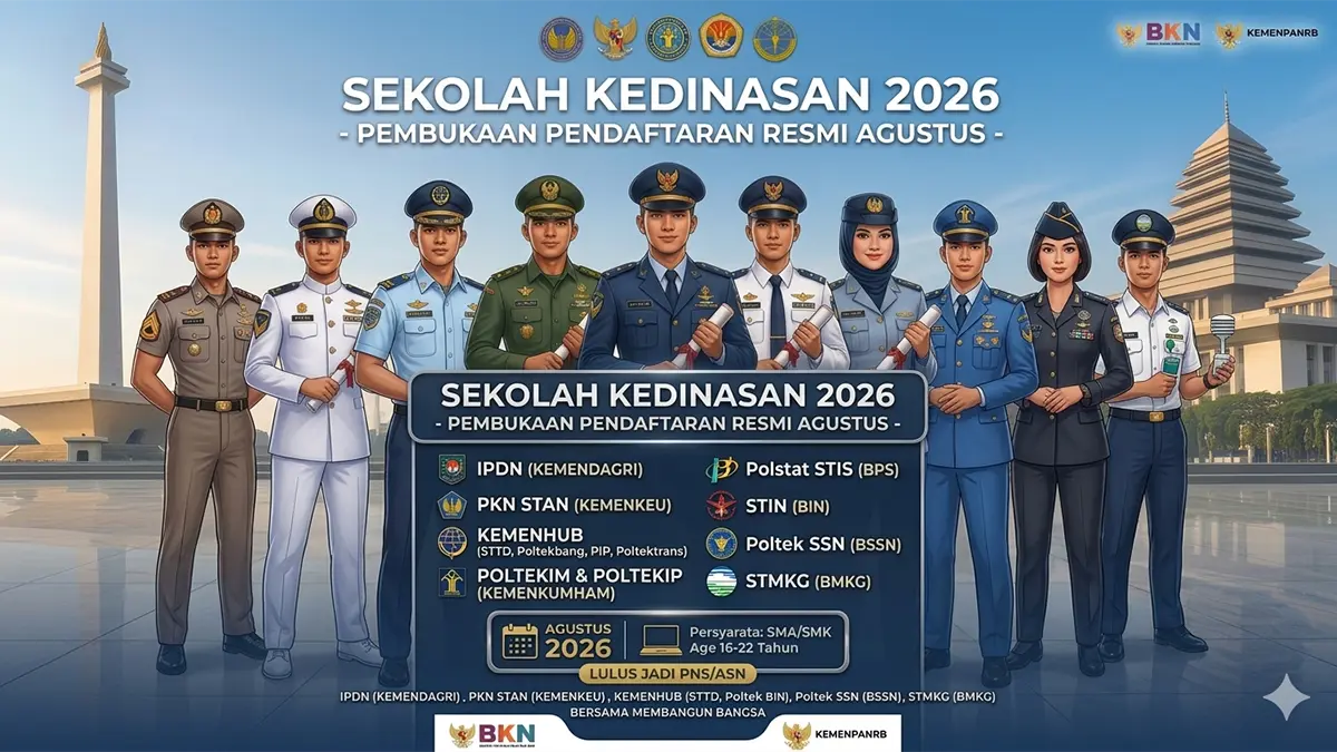 Cara Buat Akun SSCASN Sekolah Kedinasan 2026, Cek Jadwal Seleksi dan Aturan Pilih Sekolah