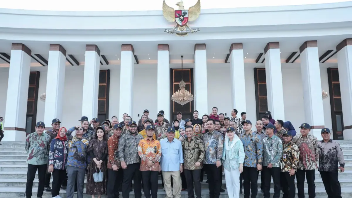 Gubernur Jawa Tengah, Ahmad Luthfi bersama sejumlah bupati di wilayahnya melakukan kunjungan kerja kerja ke Otorita Ibu Kota Nusantara (IKN), Kamis (6/8).