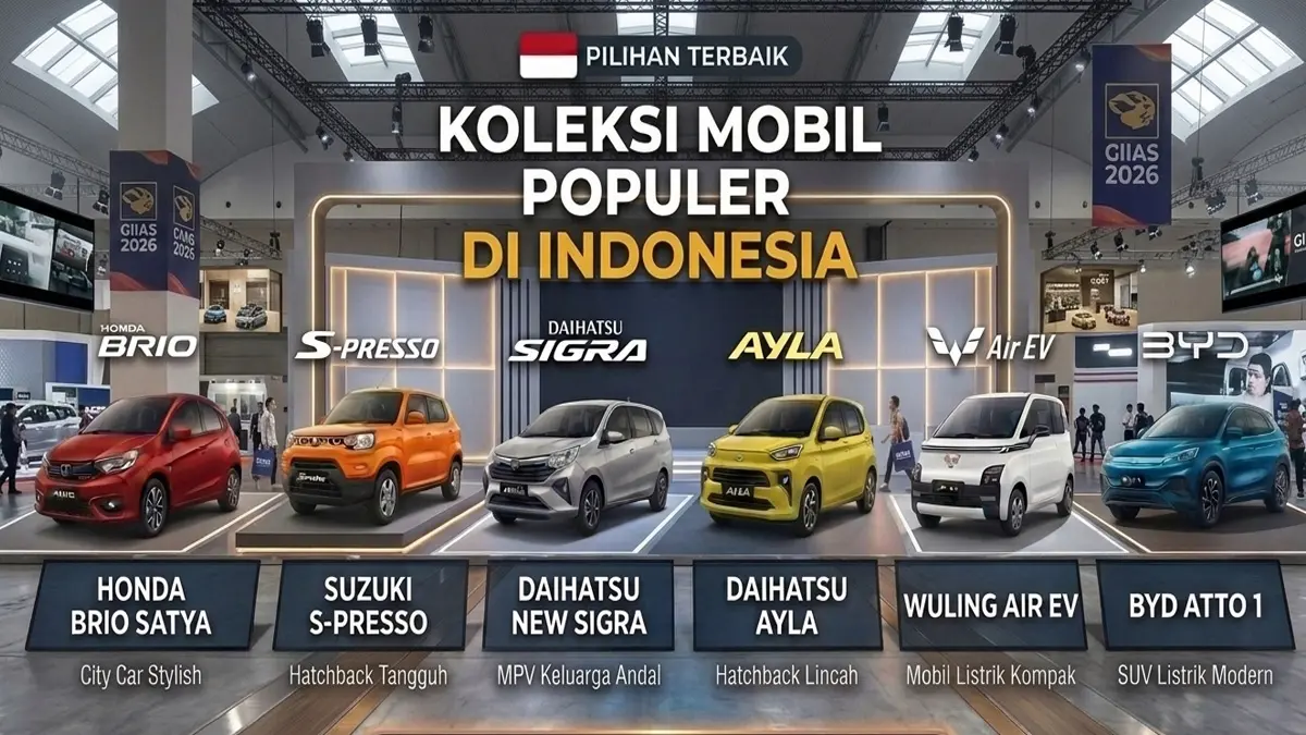 Biaya Rawat Receh, Ini Rekomendasi Mobil Murah GIIAS 2026 yang Ramah Kantong
