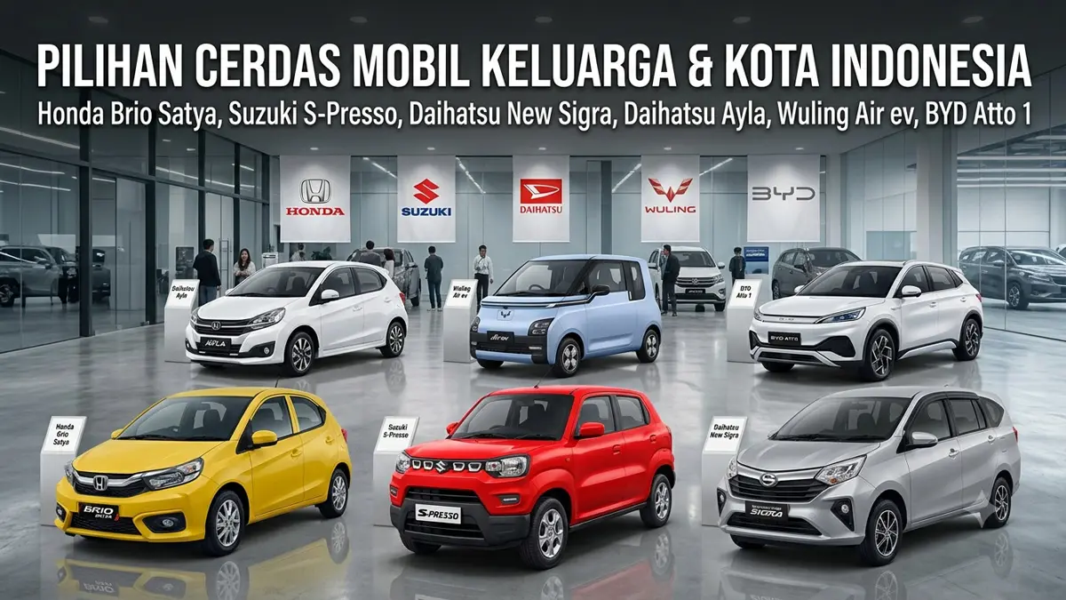 Daripada Beli Bekas! Cek 4 Mobil Baru Rp 100 Jutaan Paling Rasional di GIIAS 2026
