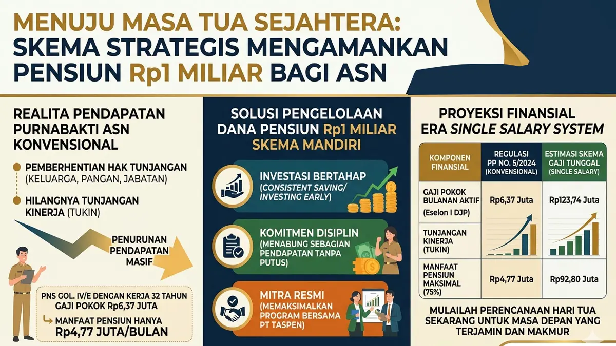 Bukan Skema Gaib, Kepala BKN Buktikan ASN Bisa Cairkan Uang Pensiun Rp 1 Miliar Lewat Lembaga Ini!
