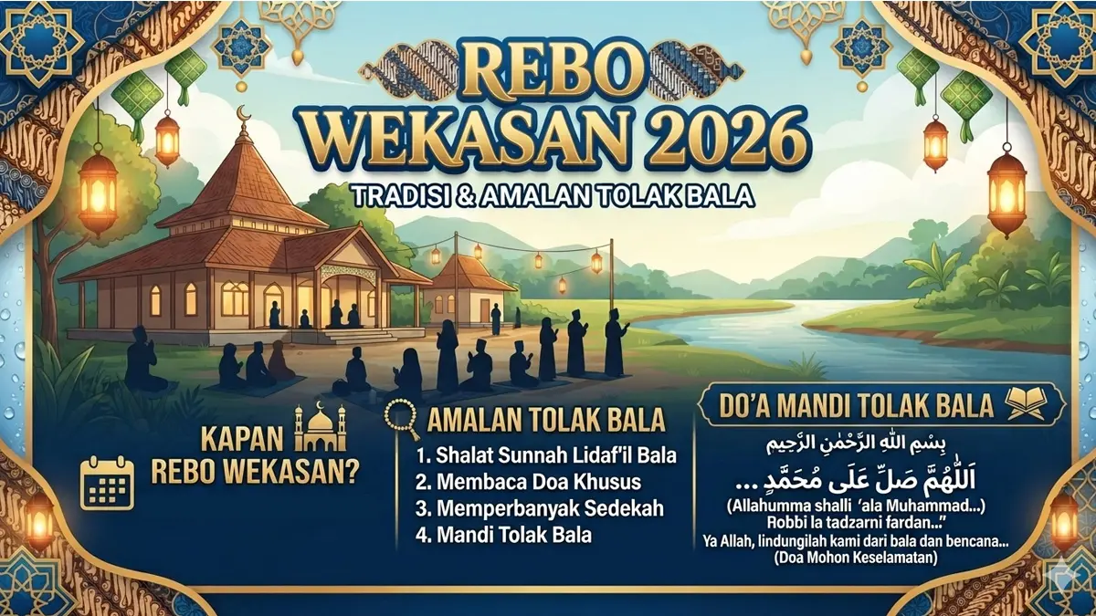 Kapan Rebo Wekasan 2026? Ini Jadwal, Asal-Usul, dan Amalan Tolak Bala Menurut Ulama
