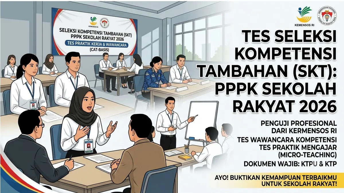 Bocoran Halus Soal SKT PPPK Sekolah Rakyat 2026: Pelajari Kumpulan Soal dan Kunci Jawaban Ini Sebelum Berangkat Ujian! 
