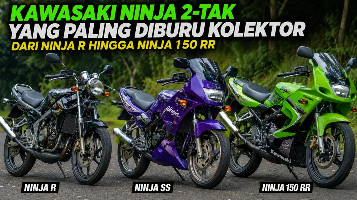 Dulu Jadi Idaman, Kini Diburu Kolektor: Ini 3 Kawasaki Ninja 2-Tak yang Paling Dikenang