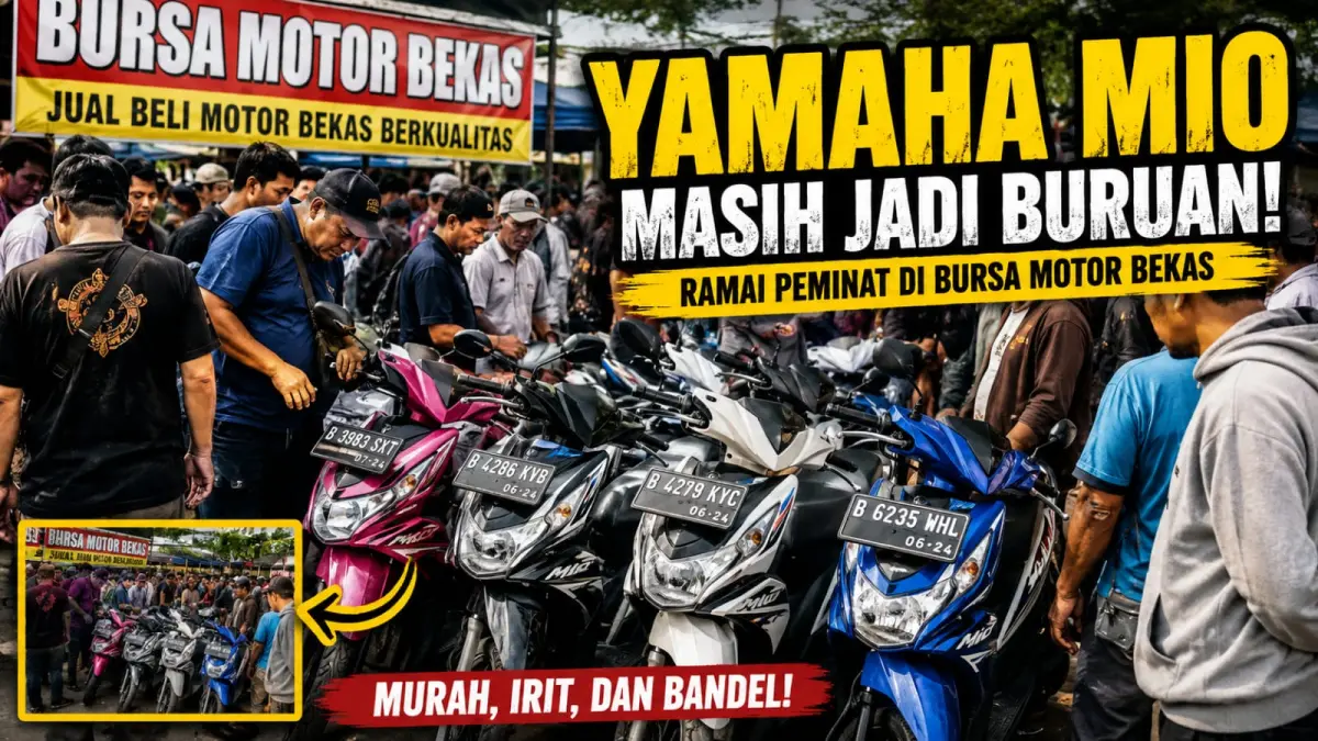 Ilustrasi: Ada beberapa alasan yang membuat Yamaha Mio meski yang produk lama masih dicari masyarakat, salah satunya harga jual kembali. (ai/Sulistiono)